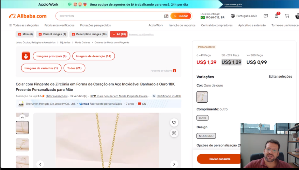 Prévia da Aula Ouro da China